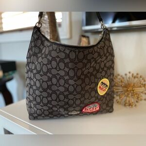 Coach Beatles canvas signature shoulder bag